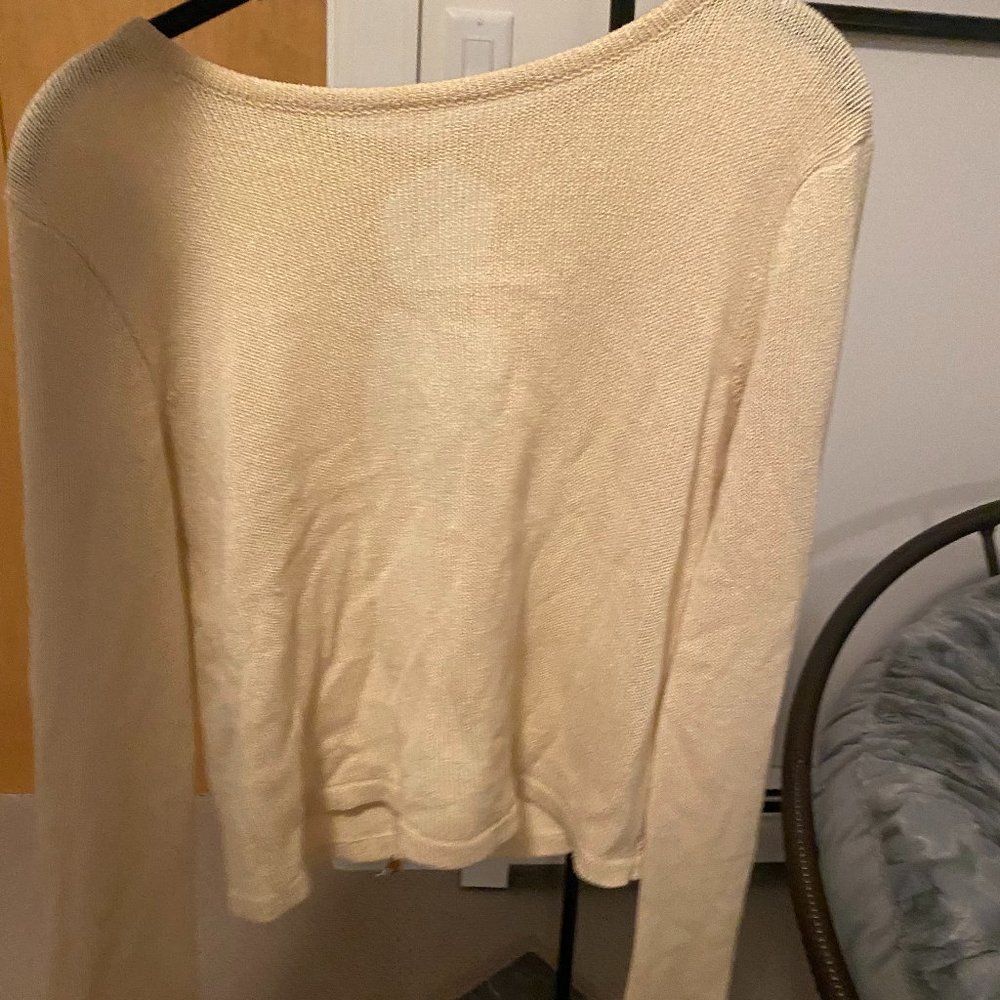 ZYA Cream Knit Sweater